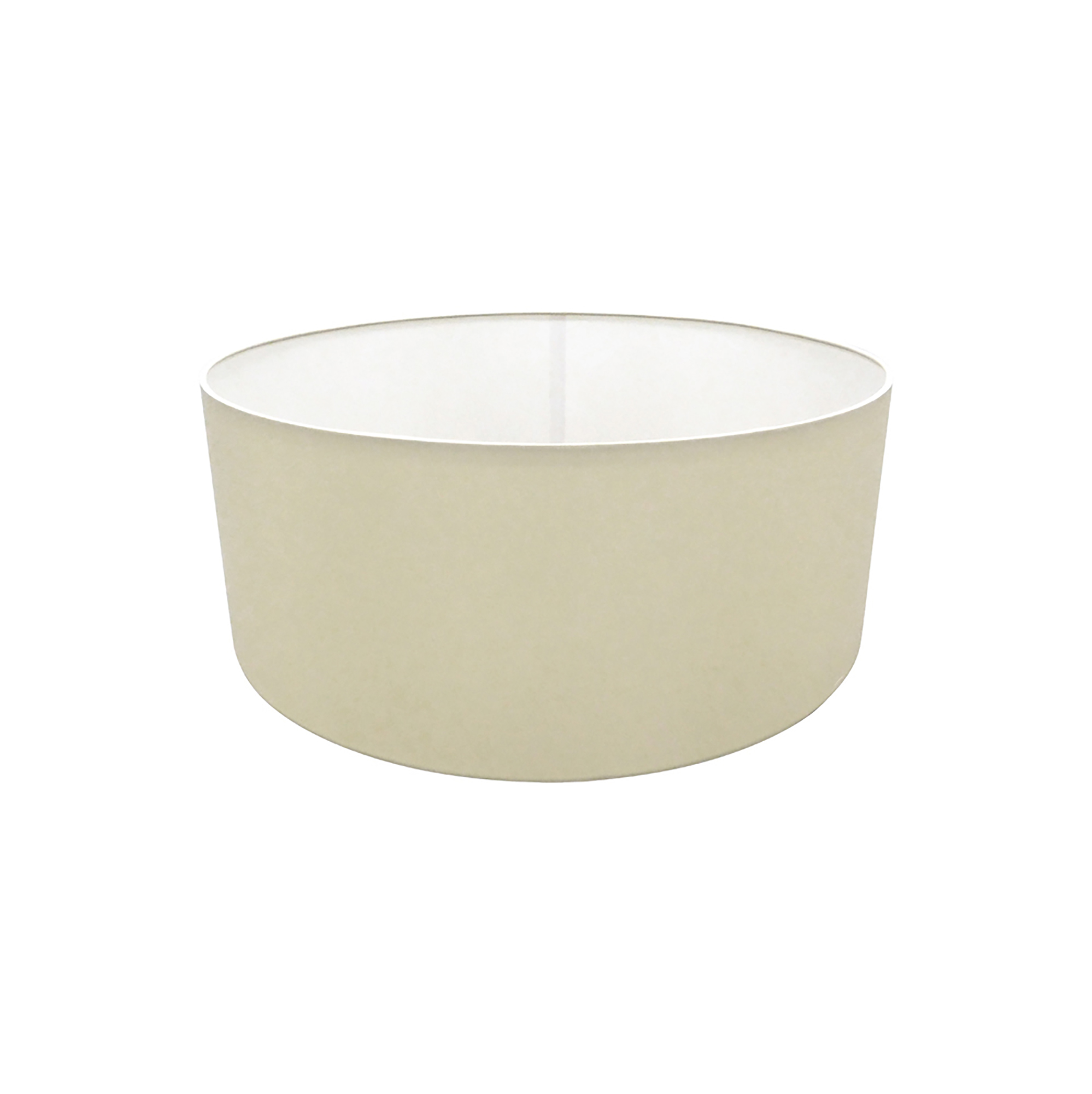 D0275  Sigma 50cm Faux Silk Fabric Shade Ivory Pearl, White